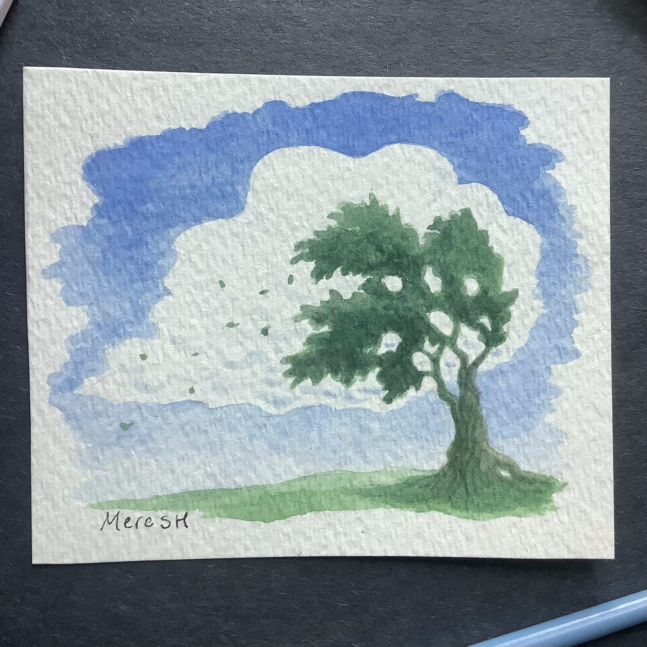 Mini Wind Watercolor