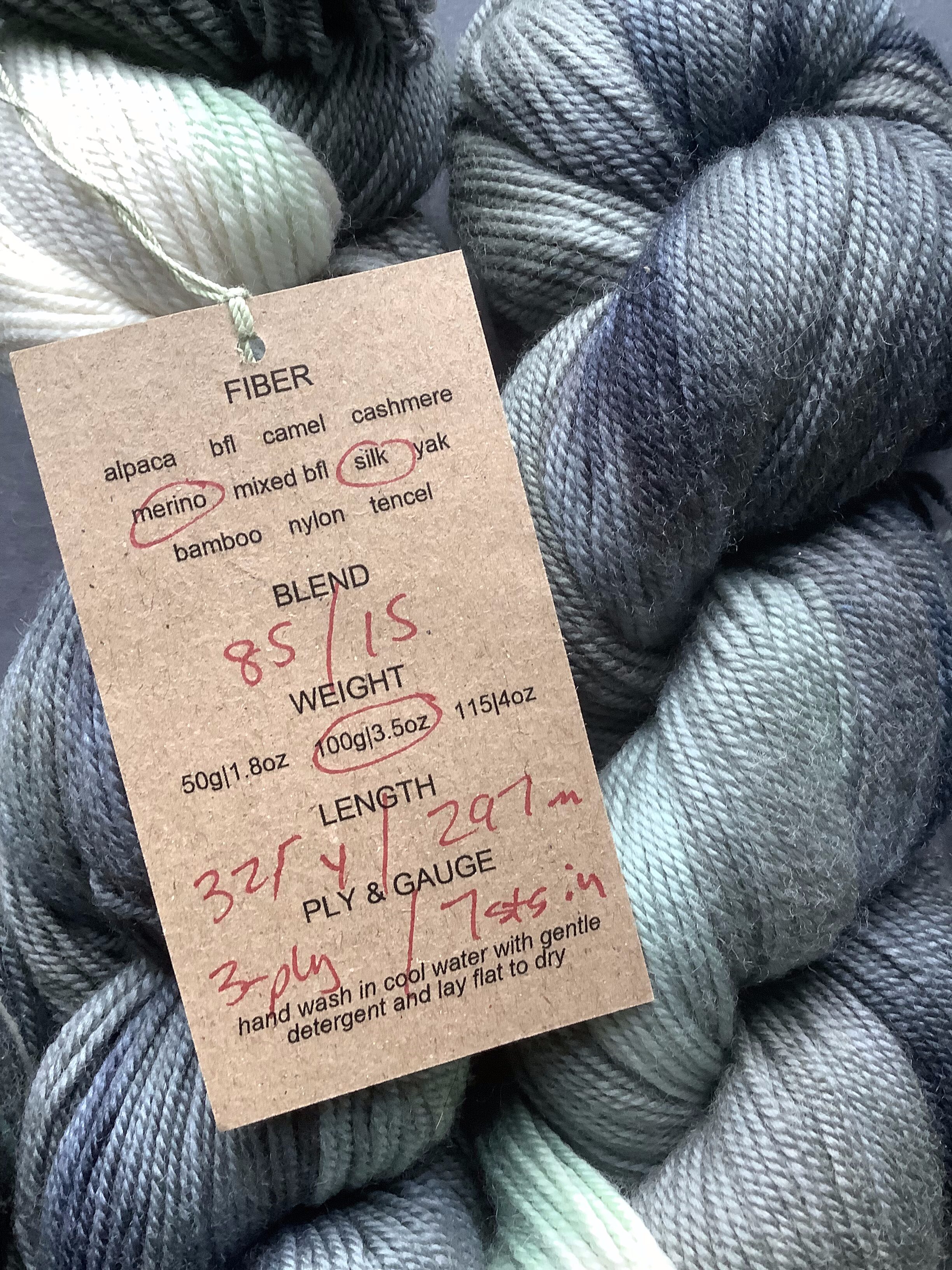 Edelweiss Assigned Pooling Merino-Silk Yarn