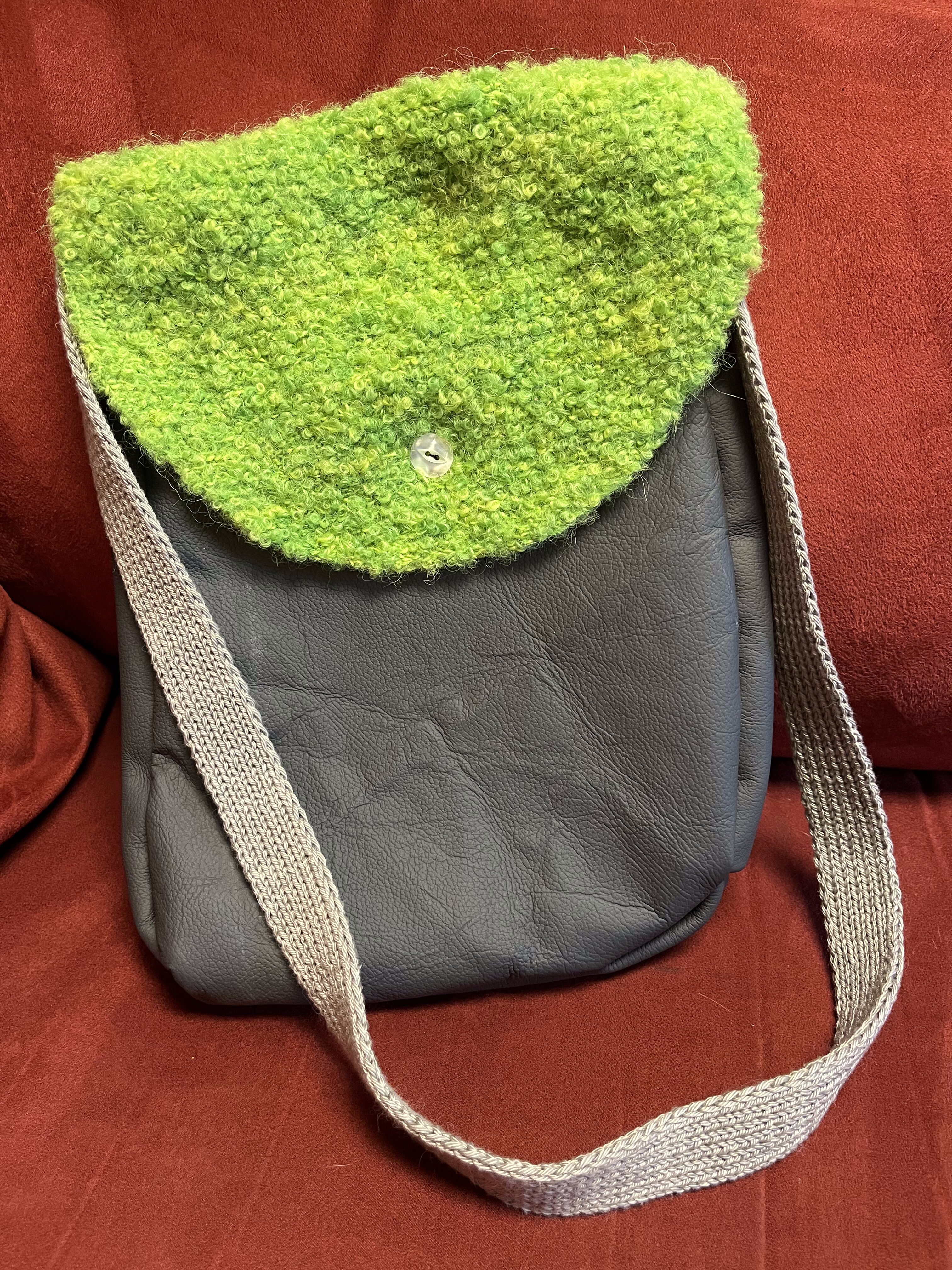 Moss-Covered Rock Purse