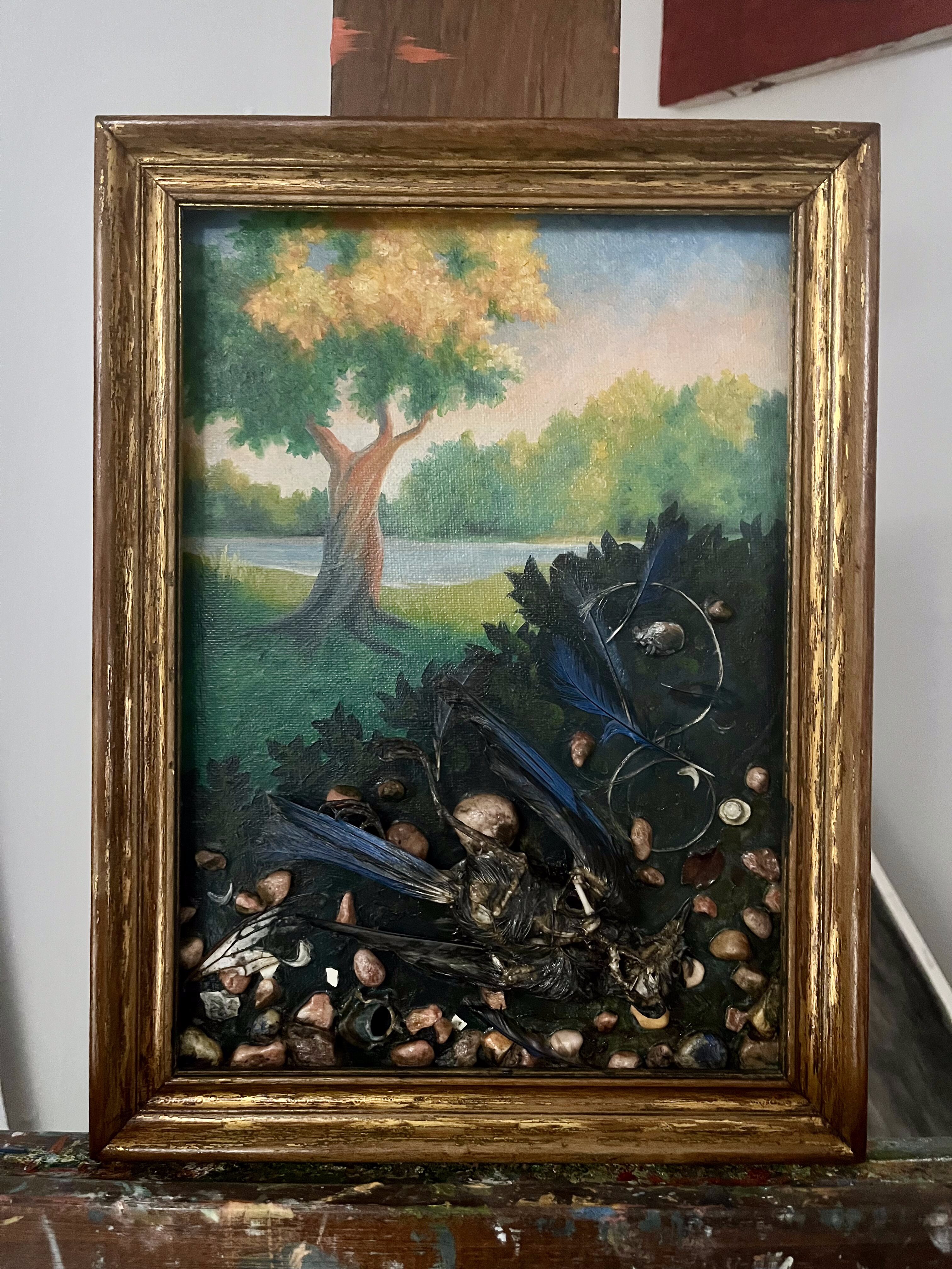 Memento Mori (Don't Be Scared) Oil Painting