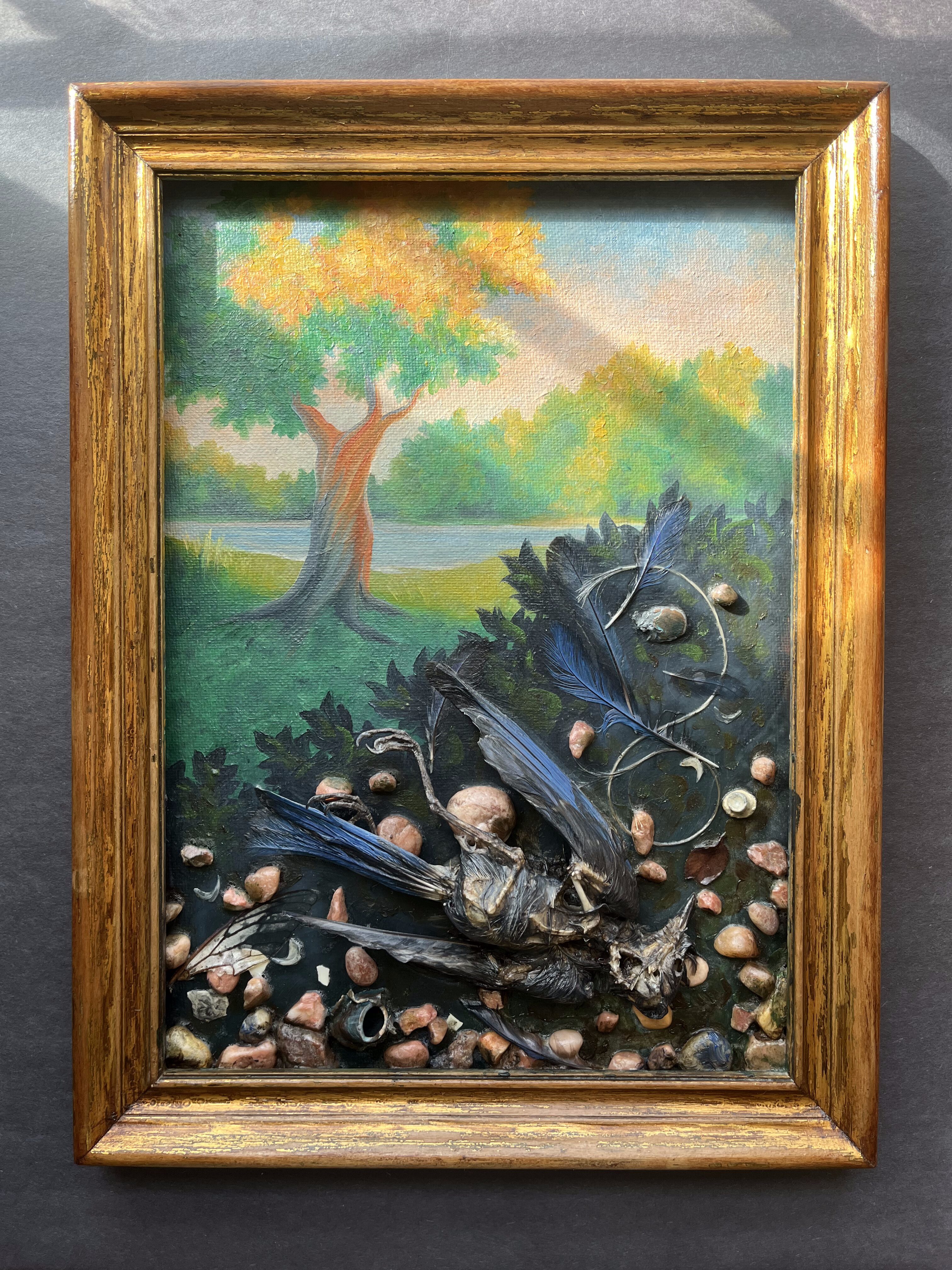 Memento Mori (Don't Be Scared) Oil Painting