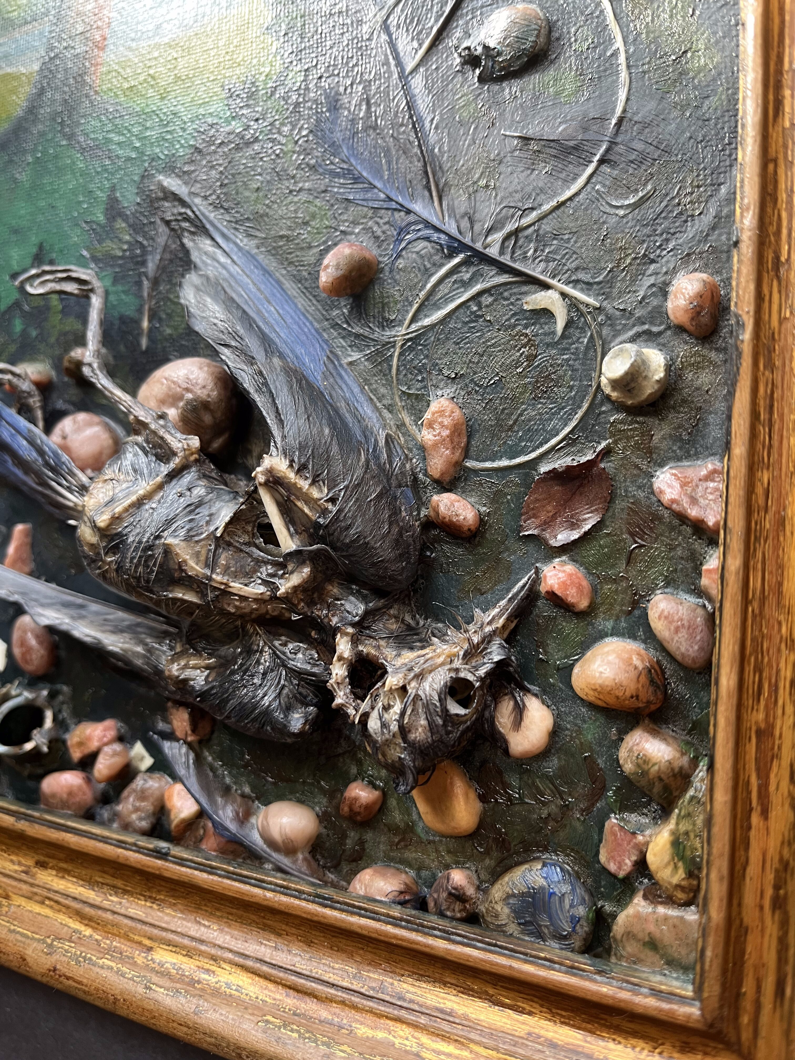 Memento Mori (Don't Be Scared) Oil Painting