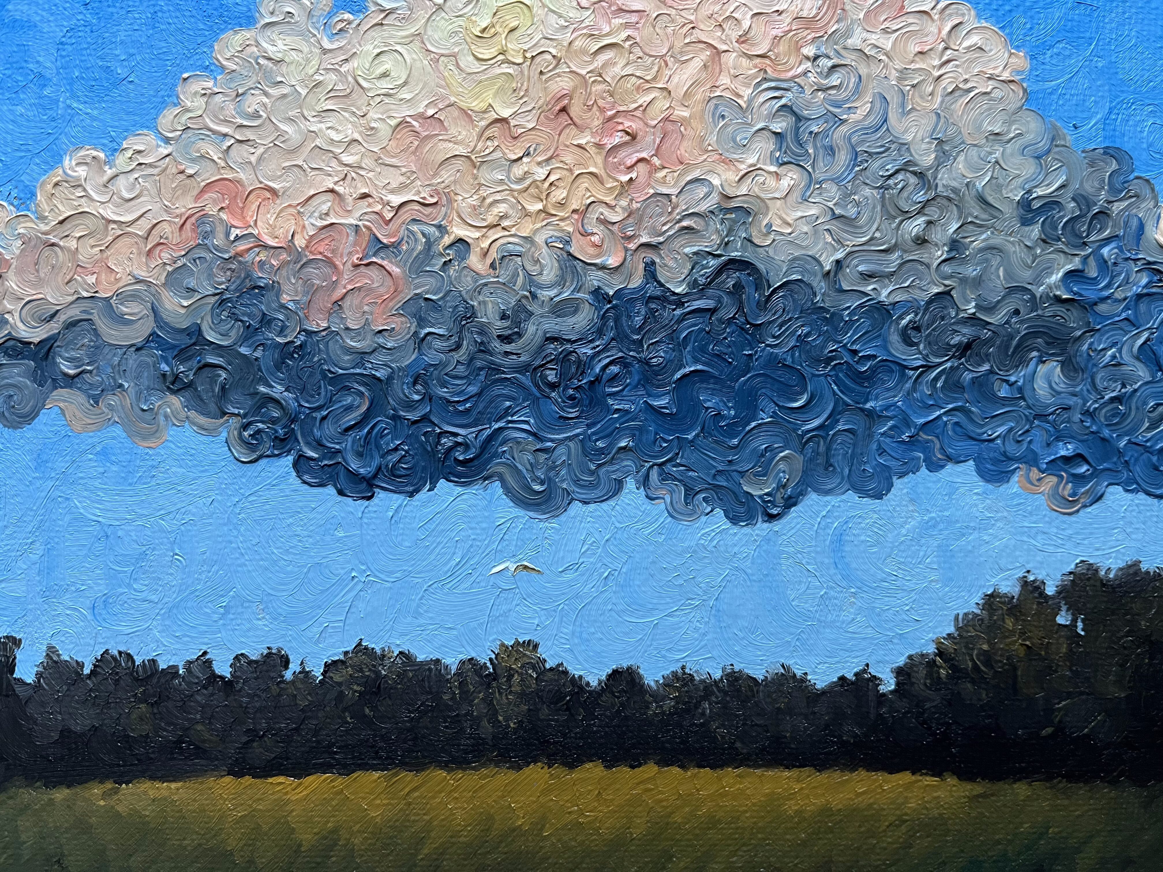 Solitary Flier Oil Painting